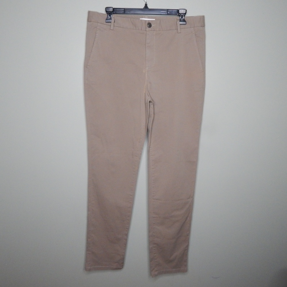 evrerlane men chino pants sz 33x32 khaki